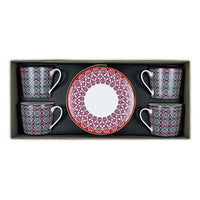 4 Tea Cups & Saucers