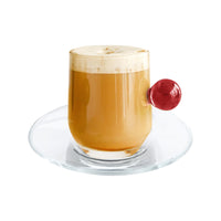 Ball Line mug with saucer set, 6pcs