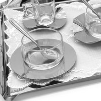 Flat dessert cups short, 6pcs