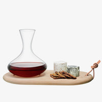 Carafe 1.4L & Oak Cheese Board Set