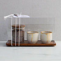 Golden Drip Cup Set