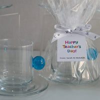Ball Line Mug & Saucer Gift Set