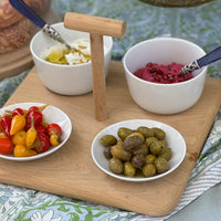 Dine Quad Set & Oak Base