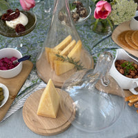 Cloche Dome & Oak Base