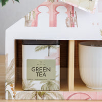 Palm Wood Tea Set