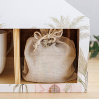 Palm Wood Tea Set
