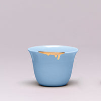 Porcelain drip coffee set, 6pc