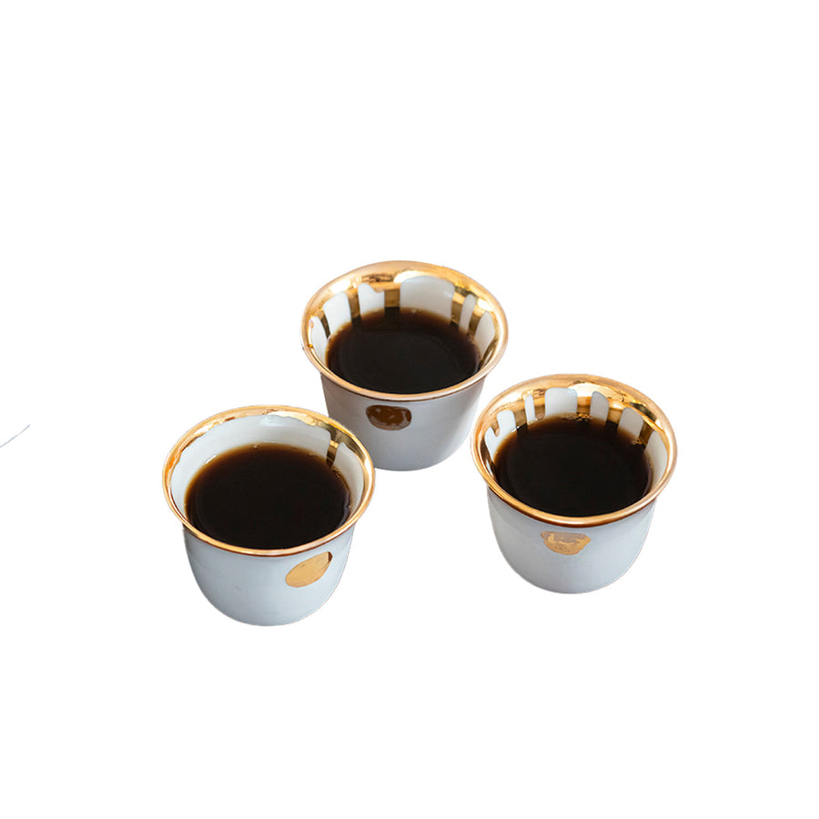 Sunrise coffee set, 6pc