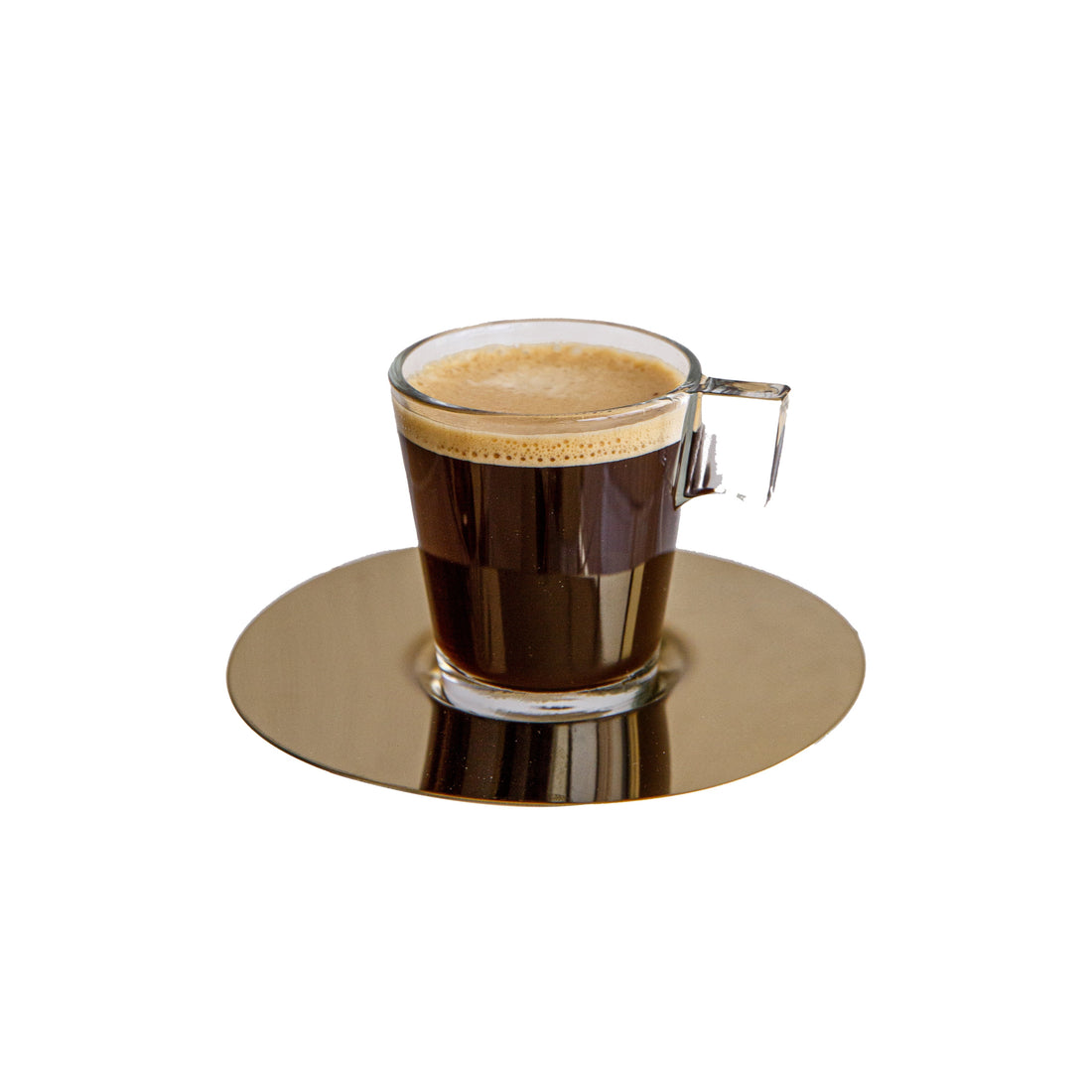 Flat coffee cups, 6pcs