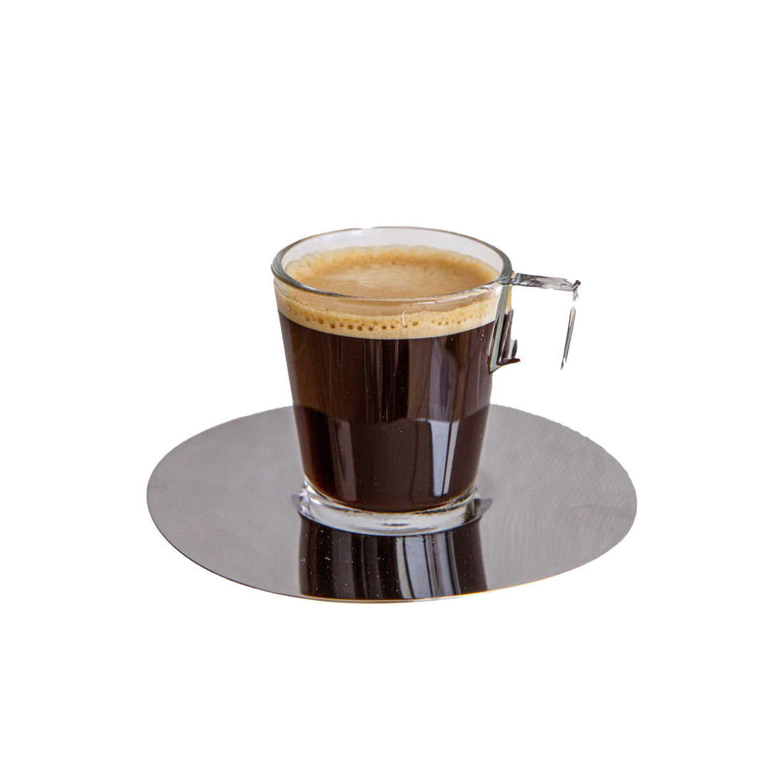 Flat coffee cups, 6pcs