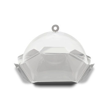 Hexagone Tray with dome