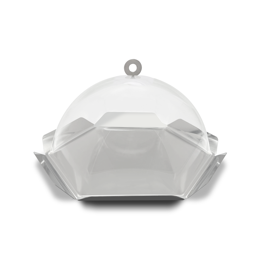 Hexagone Tray with dome