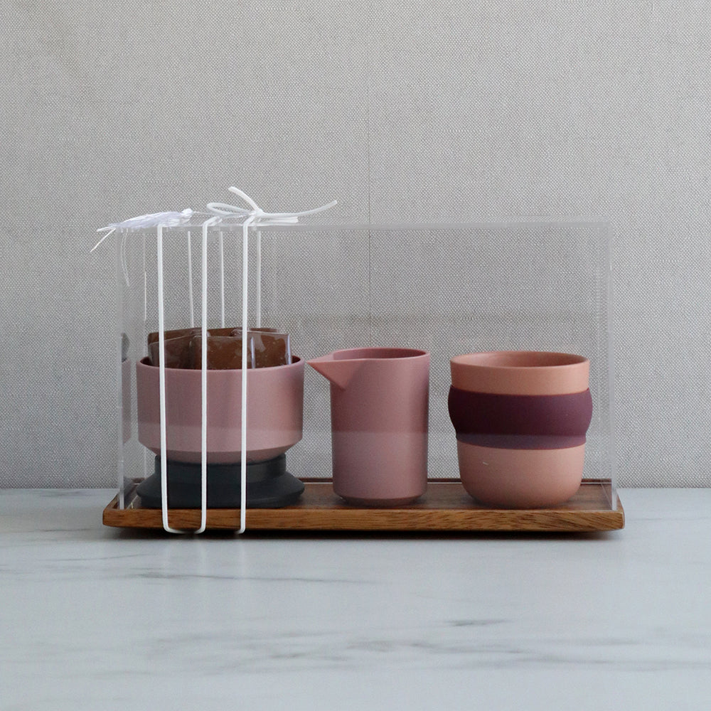 Blush Coffee & Serving Set