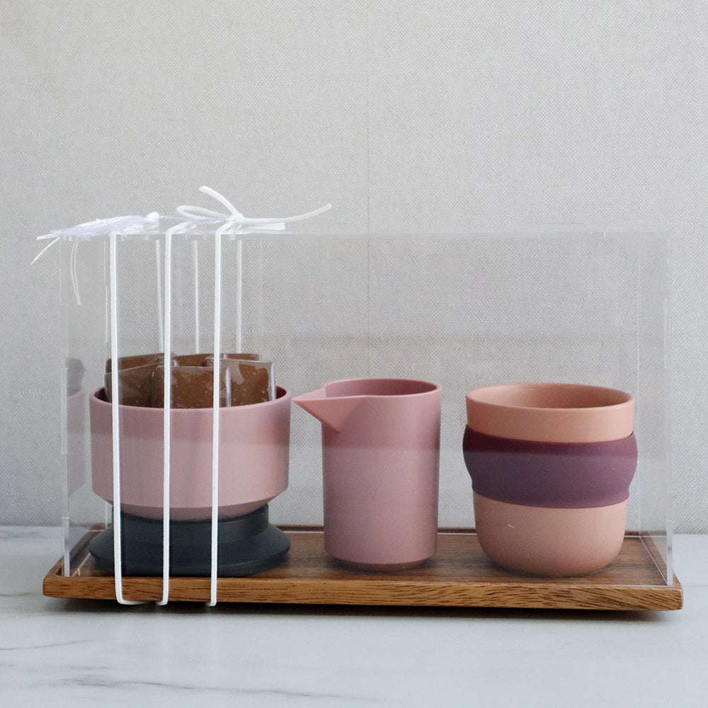 Blush Coffee & Serving Set
