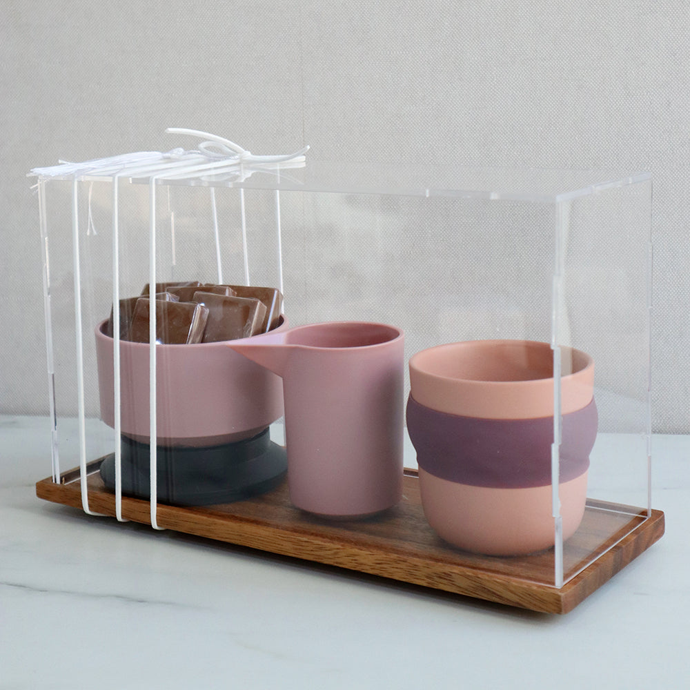 Blush Coffee & Serving Set