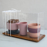 Blush Coffee & Serving Set