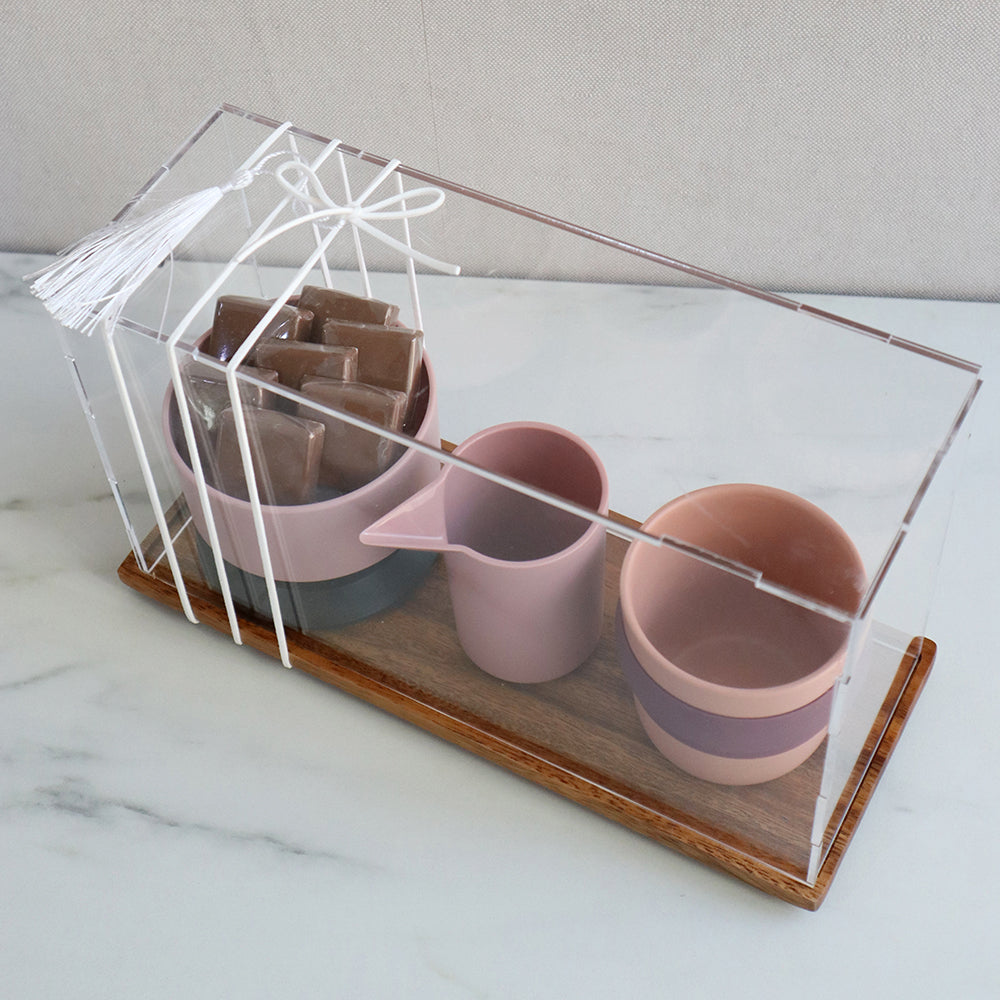 Blush Coffee & Serving Set