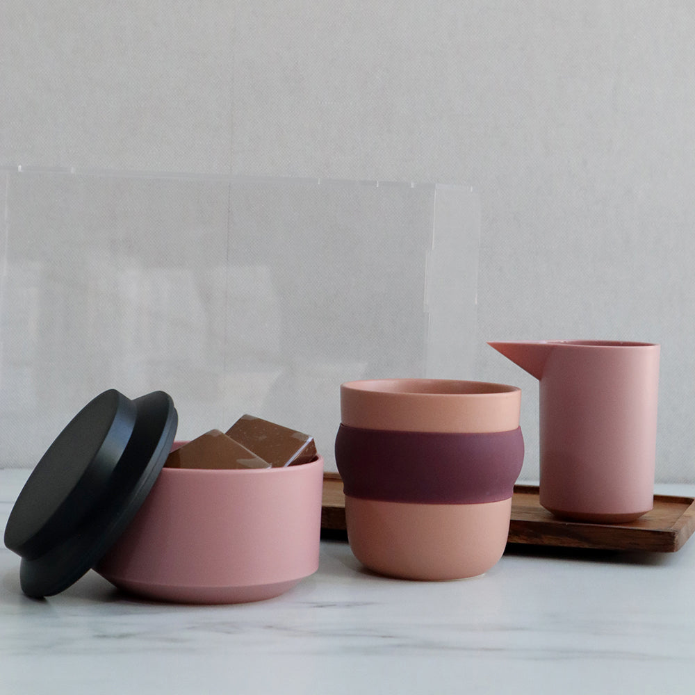 Blush Coffee & Serving Set