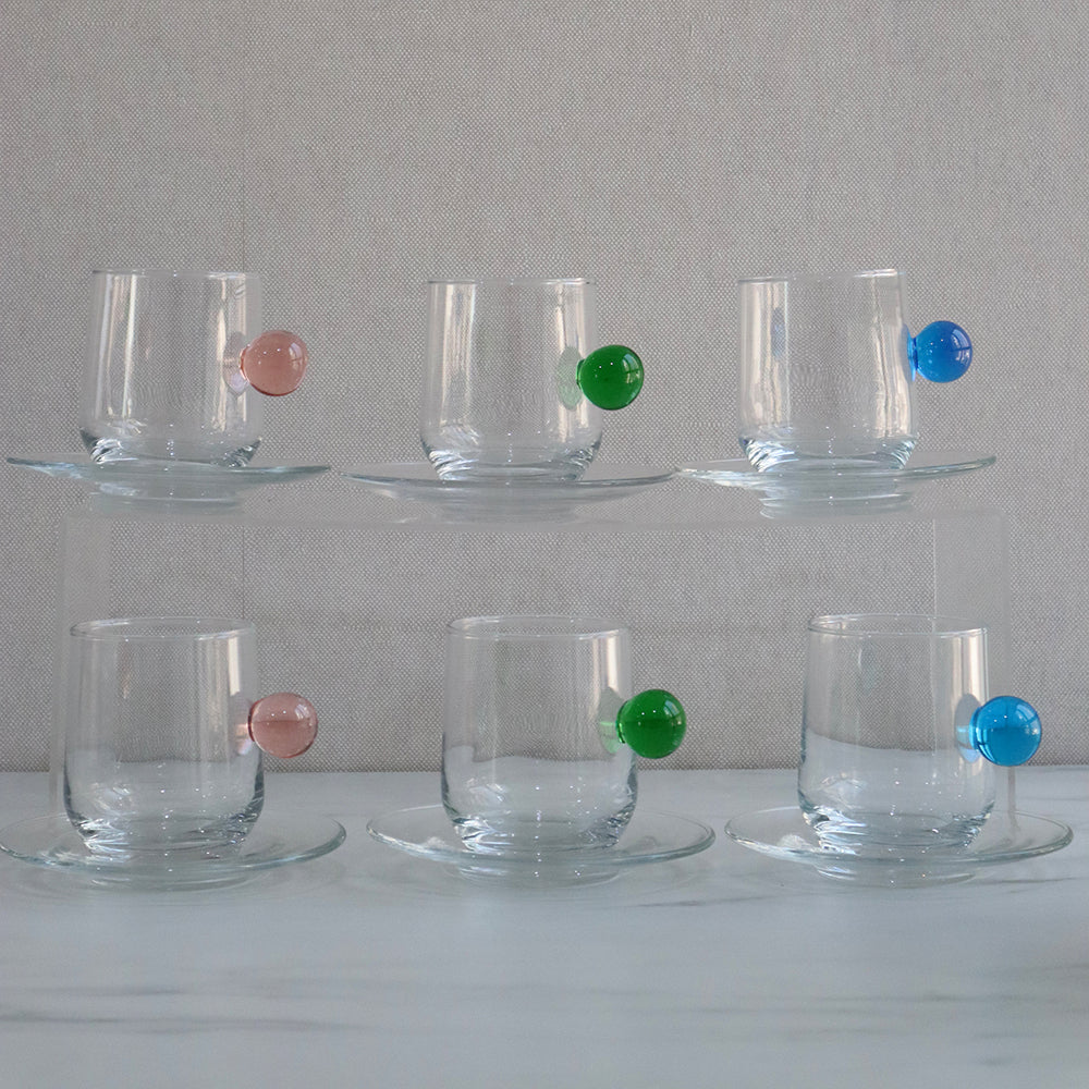 Ball Line Mug & Saucer Gift Set