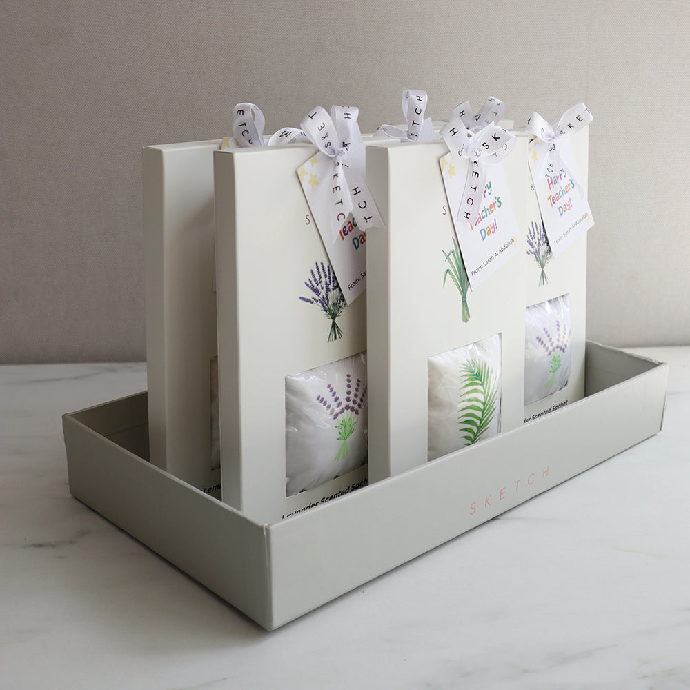 Scent Sachets Gift Tray