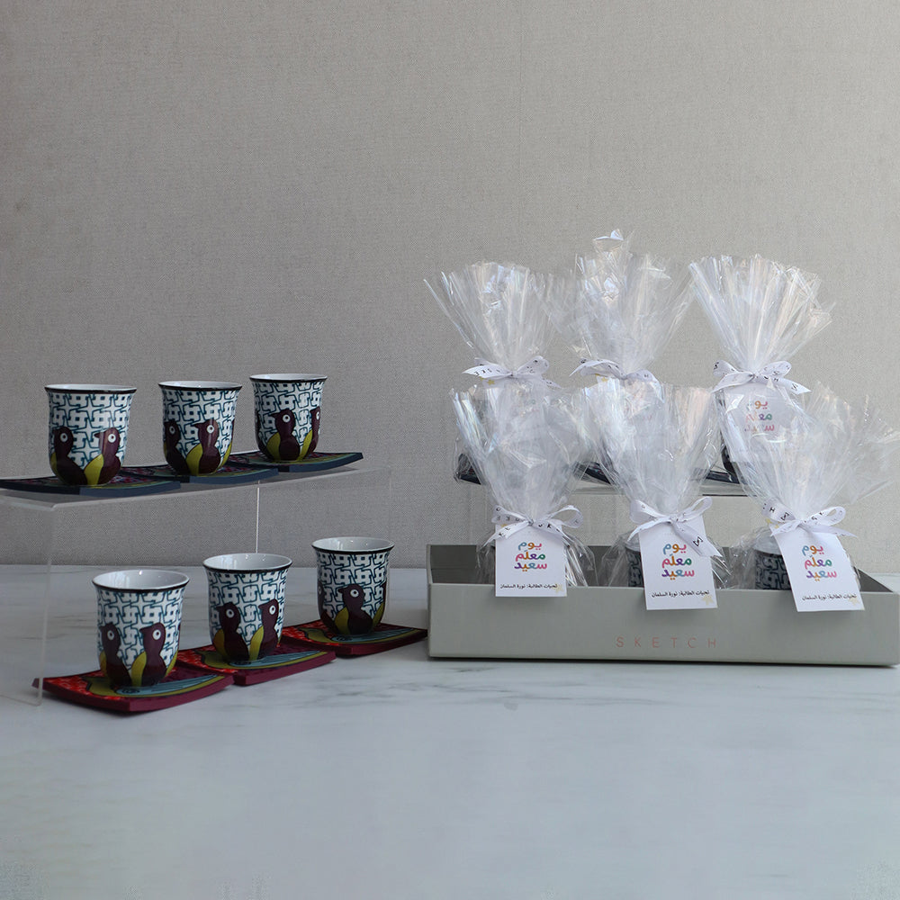 Bird of Paradise Tall Cup & Coaster Gift Set