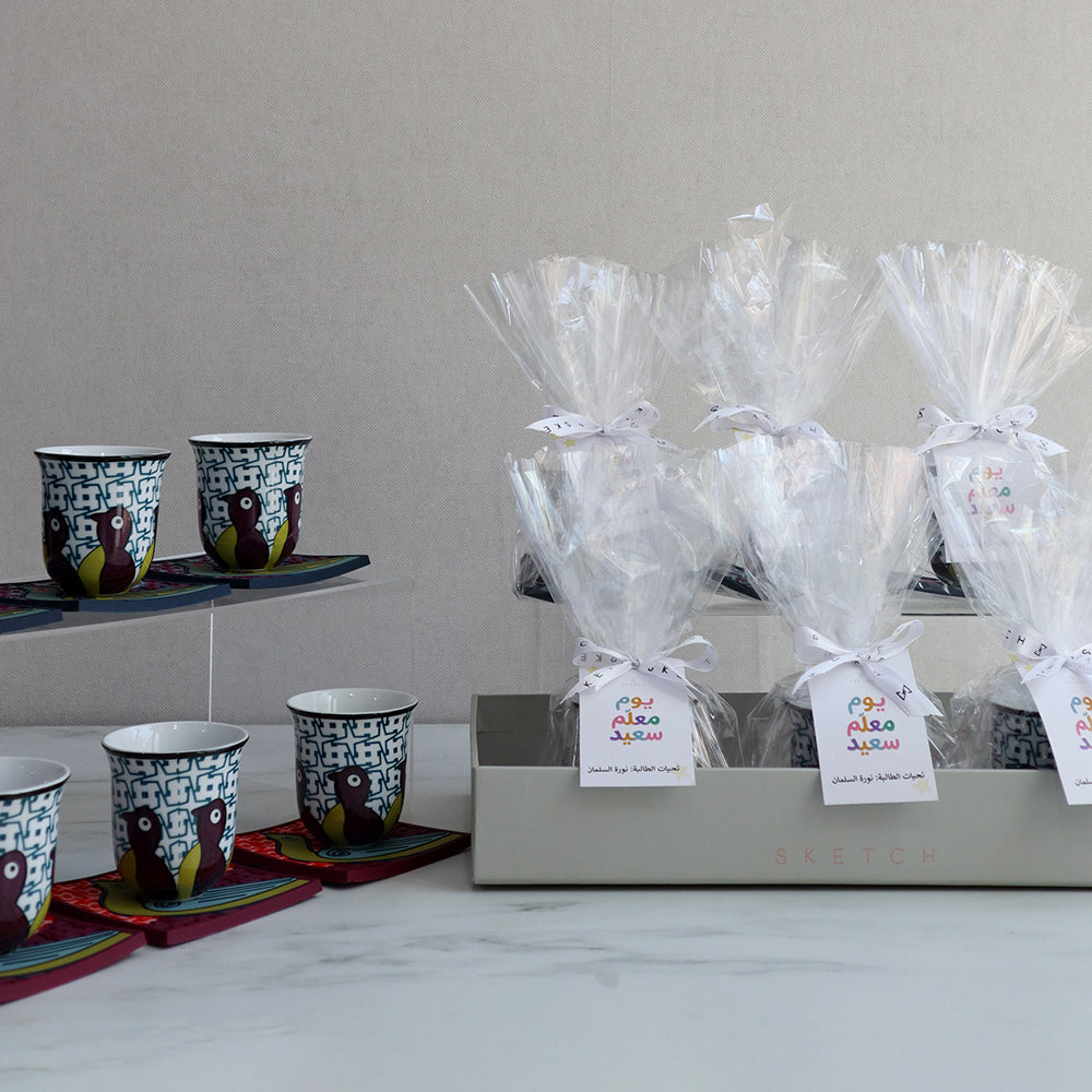 Bird of Paradise Tall Cup & Coaster Gift Set