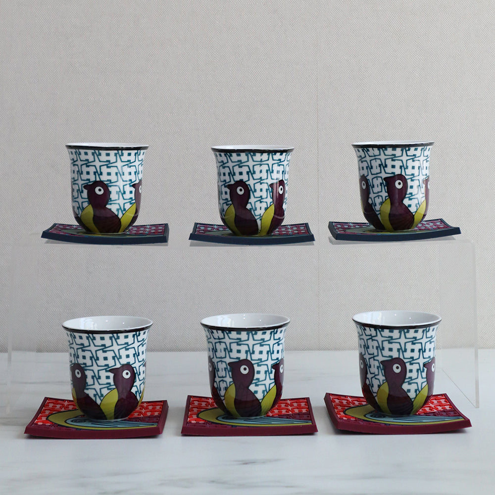 Bird of Paradise Tall Cup & Coaster Gift Set