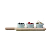 Oak Paddle Bowl Set