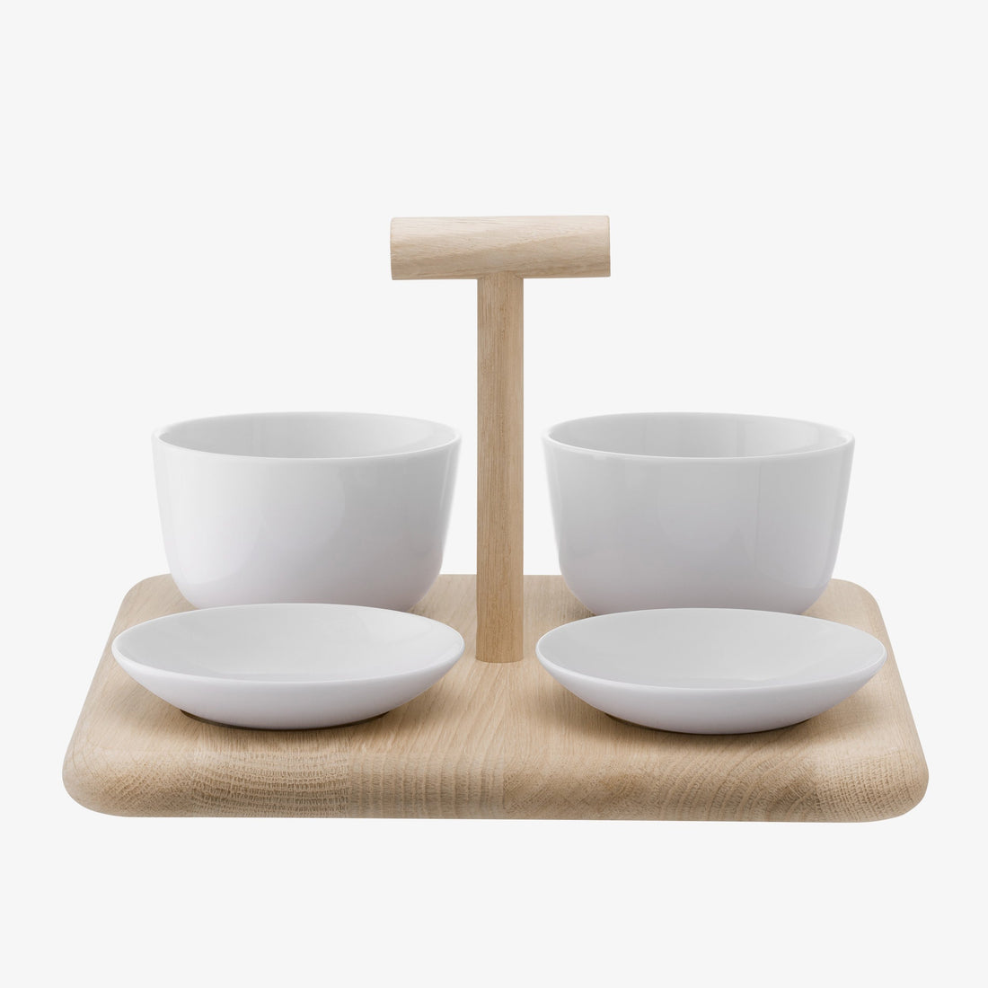 Dine Quad Set & Oak Base