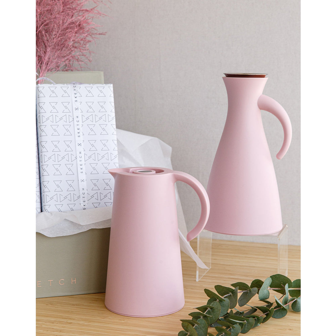 Vacuum jug set gift rose