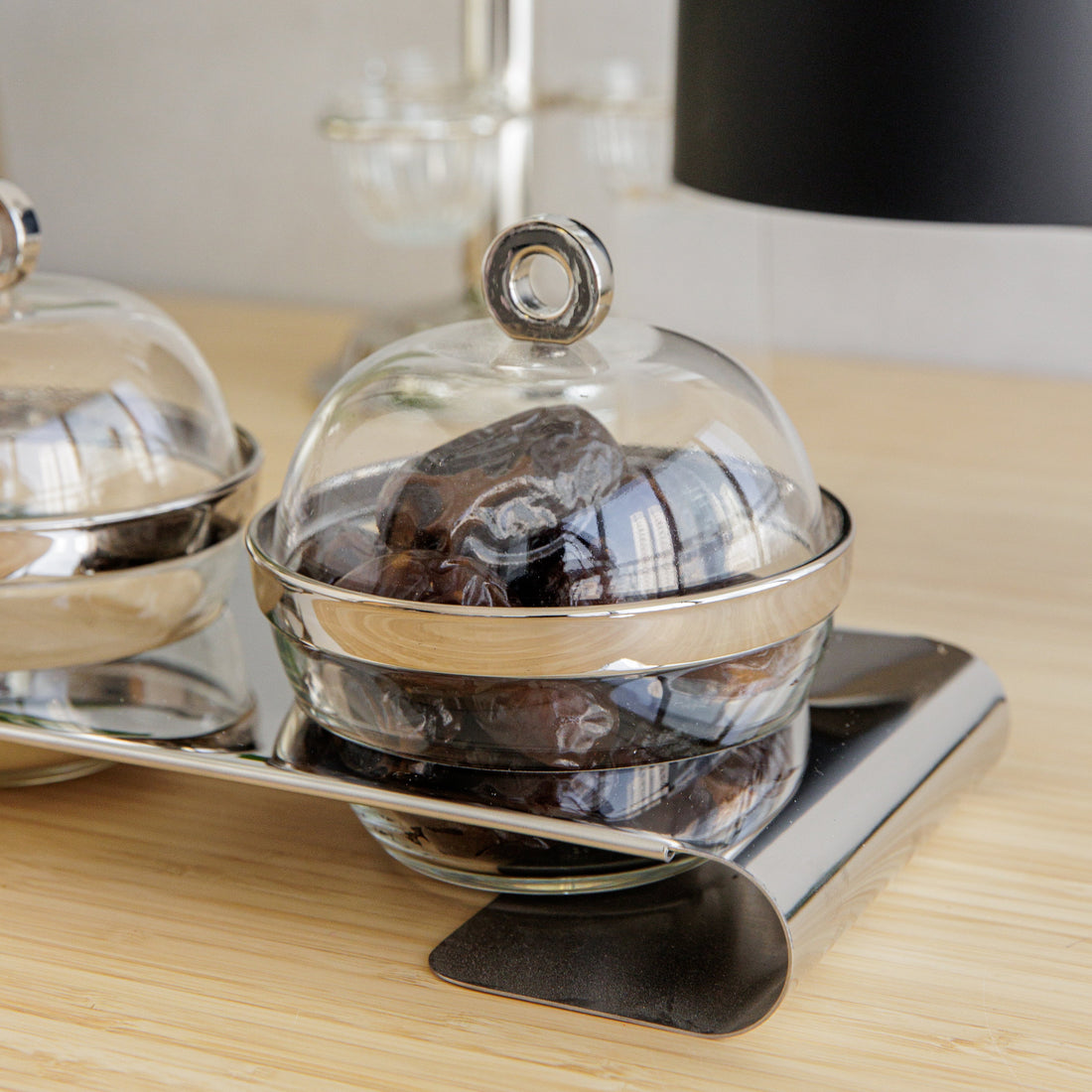 Trio dome serving set