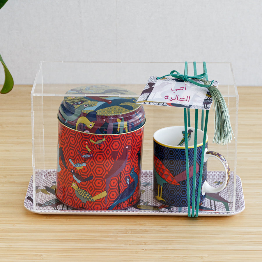 Tin Box with Mug Gift Set