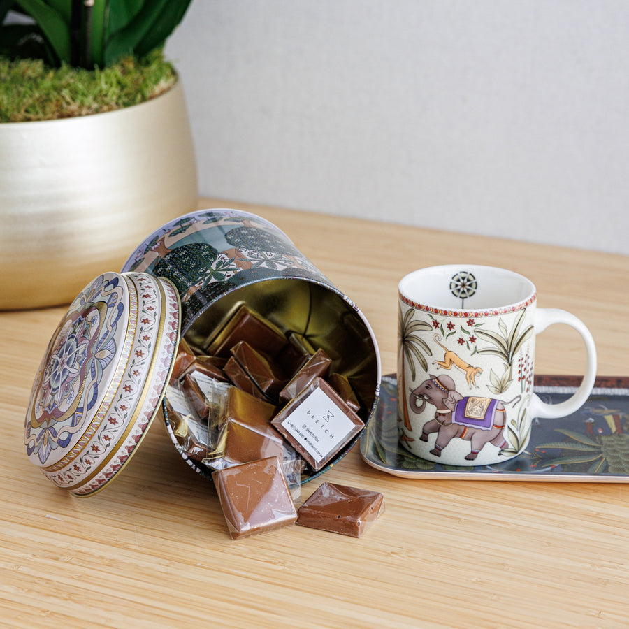 Tin Box with Mug Gift Set