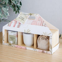 Palm Wood Tea Set