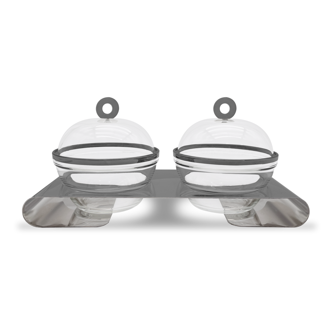 Twin dome serving set