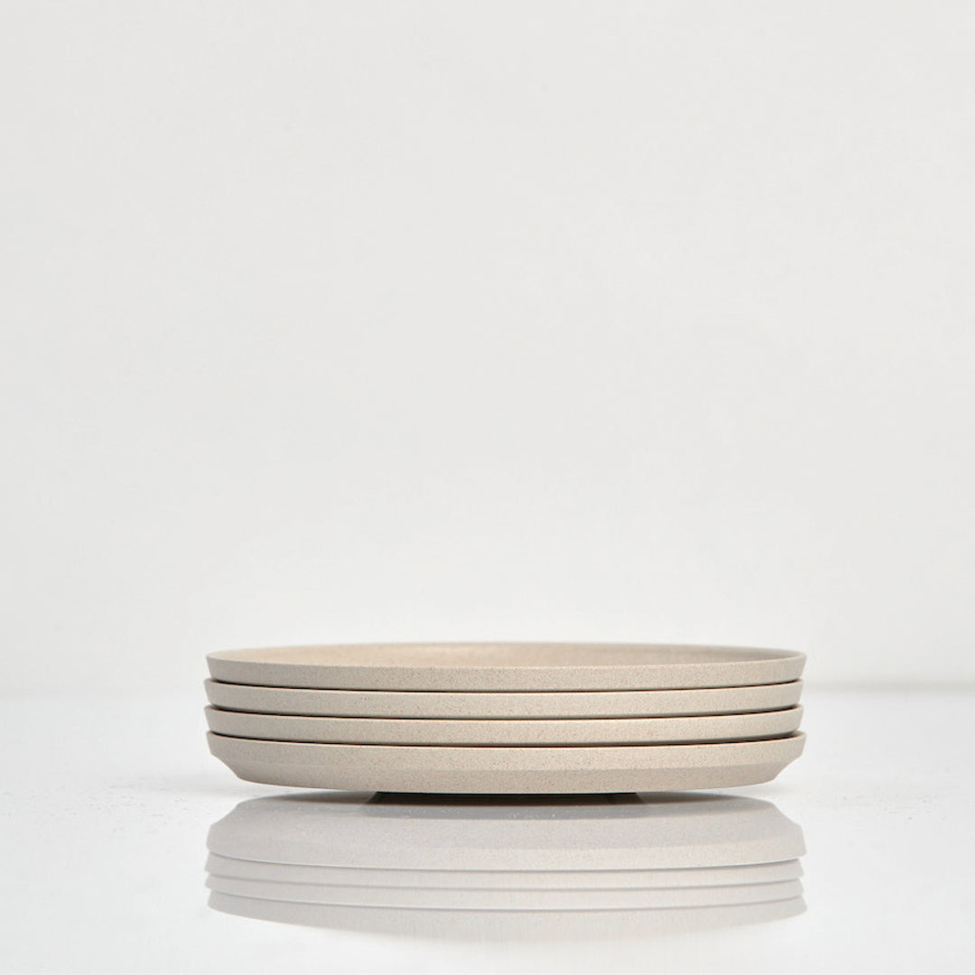 كوب بسعة 8 أونصات مع صحن كلاسيكي (4 قطع)