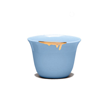 Porcelain drip coffee set, 6pc