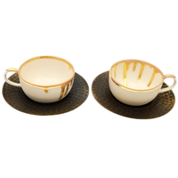 Sun coffee set dotted, 2pc