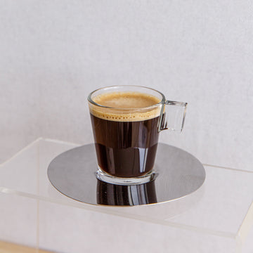 Flat coffee cups, 6pcs