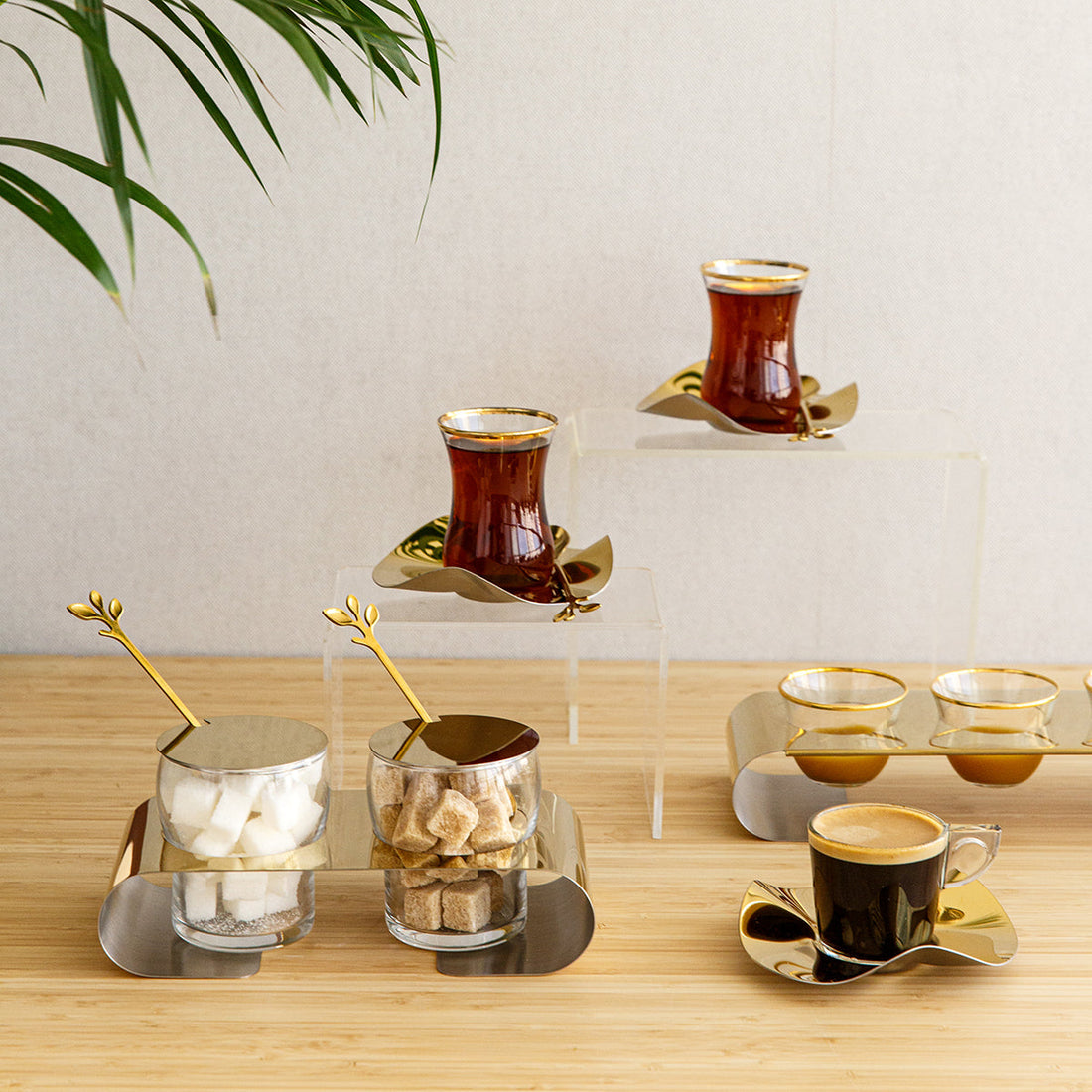 Flower coffee cups, 6pcs