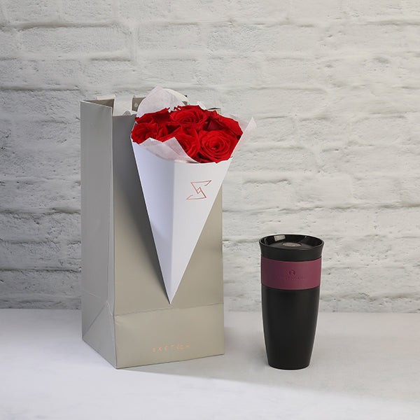 Grand Cru Mug with Roses