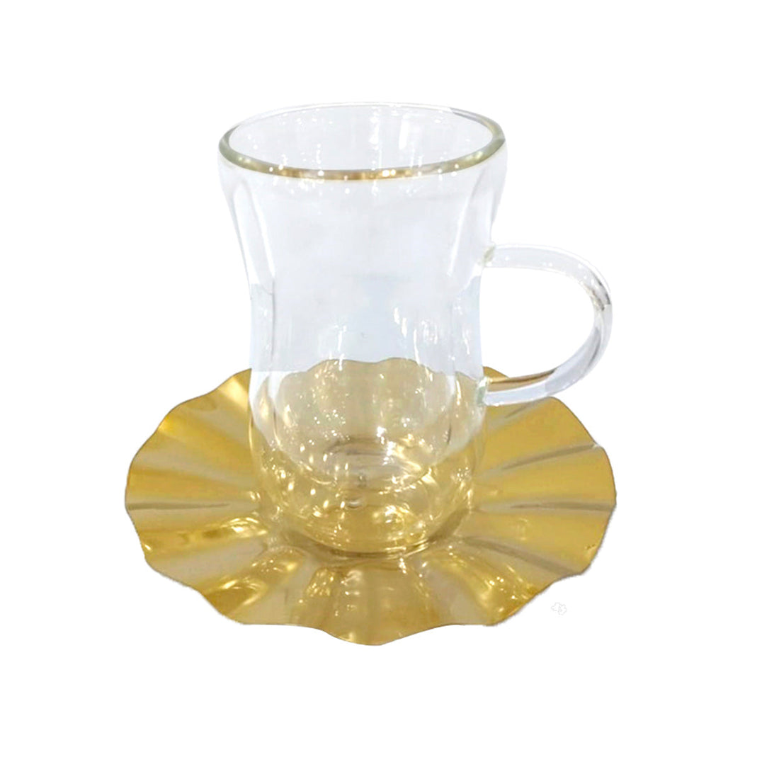 Daisy tea cups, 6pcs