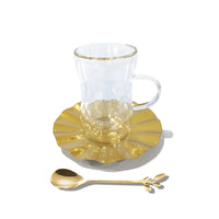 Daisy tea cups, 6pcs