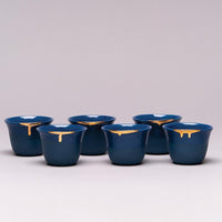 Porcelain drip tea & coffee set, 6pc