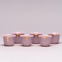 Porcelain drip tea & coffee set, 6pc