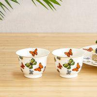 Papillon Chaffe coffee cups, 6pcs