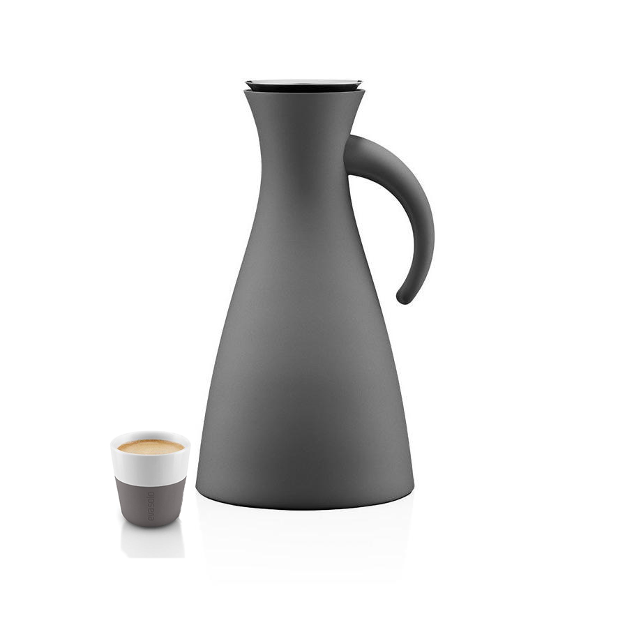 Curve jug & 6 cups set