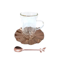 Daisy tea cups, 6pcs