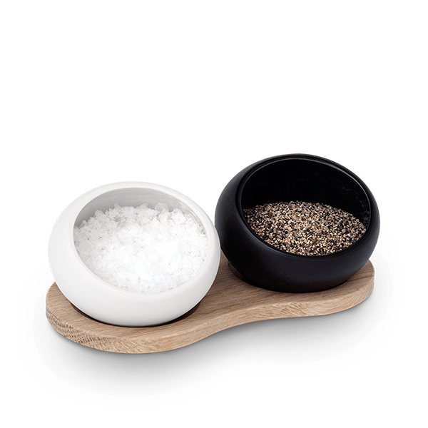 Salt & Pepper Cellar with holder