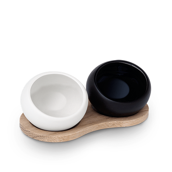 Salt & Pepper Cellar with holder